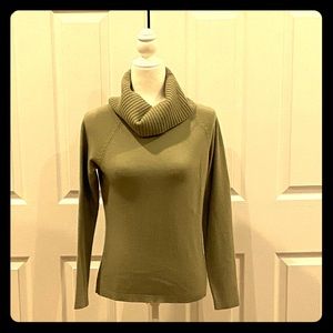 Ann Taylor Cashmere Cowl Neck Sweater
